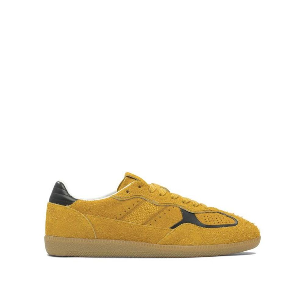 ALOHAS Men's Sustainable Vegan Leather High-Top Sneakers Men YELLOW